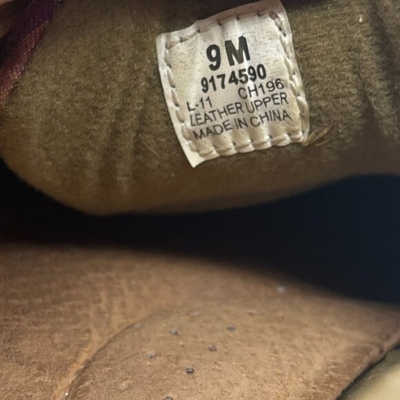 Sperry boat shoes women 9 leather pink plaid - Picture 9 of 9